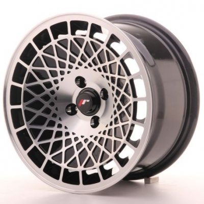 Japan Racing JR14 15x8 ET20 4x100 Black Machined