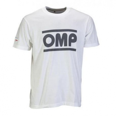 Тениска OMP racing spirit бяла