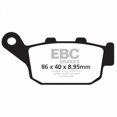 EBC Спирачни накладки FA496HH