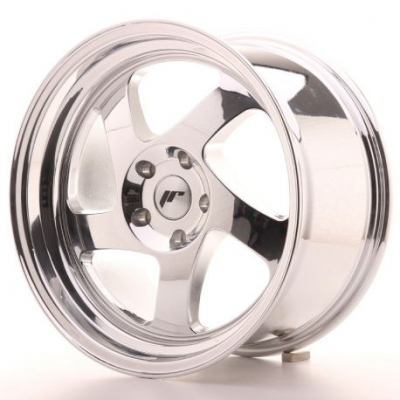 Japan Racing JR15 17x9 ET25 Blank Vacum Chrome