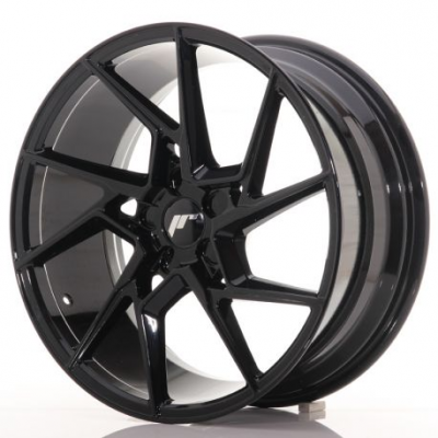 Japan Racing JR33 19x8,5 ET20-45 5H Blank Glossy Black