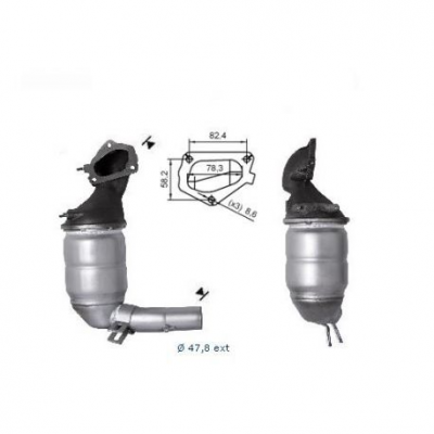 Magnaflow катализатор за FIAT LANCIA OPEL