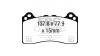 Предни спирачни накладки EBC Yellowstuff Street + Track DP42274R