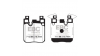 Задни спирачни накладки EBC Redstuff Ceramic DP32133C