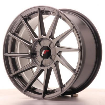 Japan Racing JR22 17x8 ET35 5H Blank Hiper Black