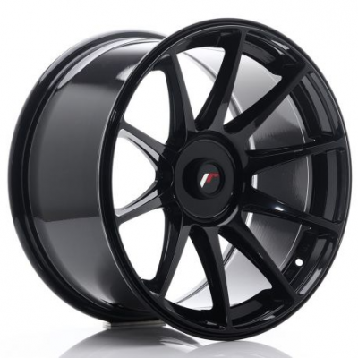 JR Wheels JR11 18x9,5 ET20-30 Blank Glossy Black