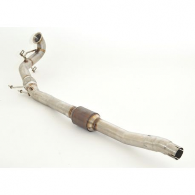 76мм Downpipe със Спортен кат. (неръждаема стомана) - ECE одобрено (981450AR-X3-DPKAHJS)