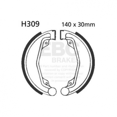 EBC Спирачни челюсти Organic H309