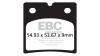 EBC Спирачни накладки FA696HH