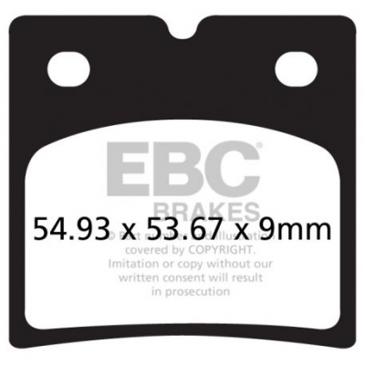 EBC Спирачни накладки FA696HH