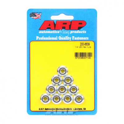 1/4-28 hex комплект гайки (10бр )