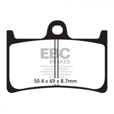 EBC Спирачни накладки SFAC SFAC252