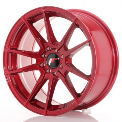 Japan Racing JR21 17x8 ET35 4x100/114 Platinum Red