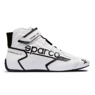 Състезателен обувки Sparco Formula RB-8.1 FIA бял-черен
