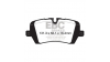 Задни спирачни накладки EBC Yellowstuff Street + Track DP42161R