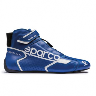 Състезателен обувки Sparco Formula RB-8.1 FIA син-бял