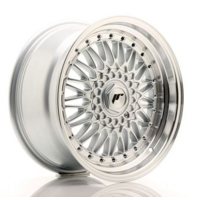 JR Wheels JR9 17x8,5 ET35 5x112/120 Silver w/Machined Lip+Silver Rivets