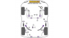 Powerflex Тампон за задна биалетка 1 3мм BMW 3 Series E30 inc M3 (1982 - 1991)