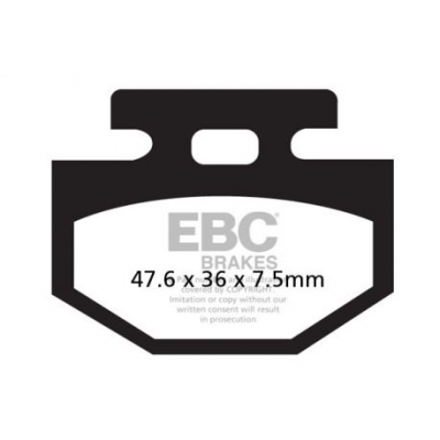 EBC Спирачни накладки Organic SFA176