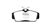 Предни спирачни накладки EBC Yellowstuff Street + Track DP41238R