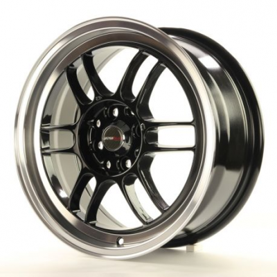 Japan Racing JR7 16x7 ET40 4x100/114 Gloss Black