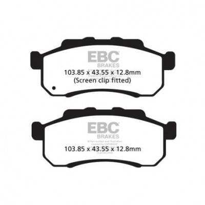 EBC Спирачни накладки Organic FA477TT