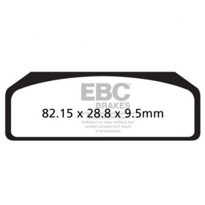 EBC Спирачни накладки GPFA GPFAX442/4HH