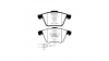 Предни спирачни накладки EBC Redstuff Ceramic DP31510C