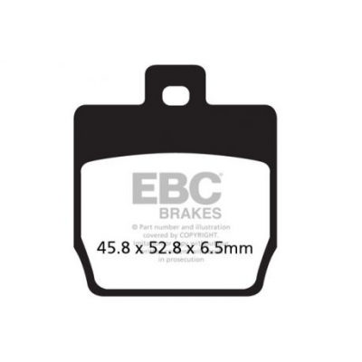EBC Спирачни накладки Organic SFA268