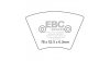 EBC Спирачни накладки FA026