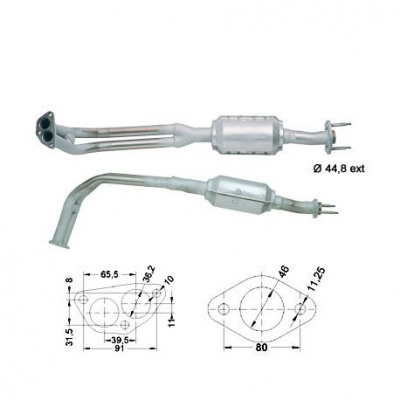 Magnaflow катализатор за FIAT