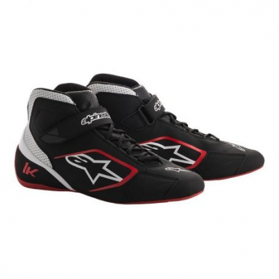 Races Shoes ALPINESTARS Tech-1 K - Black/White/Red