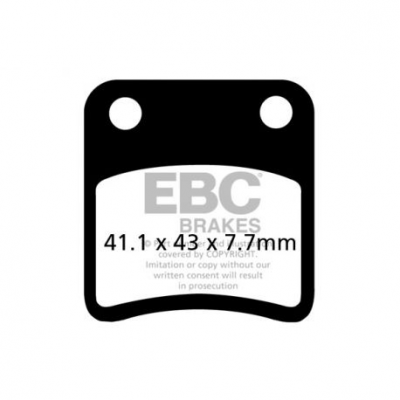 EBC Спирачни накладки SFAC SFAC257