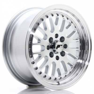 JR Wheels JR10 15x7 ET30 4x100/108 Machined Silver