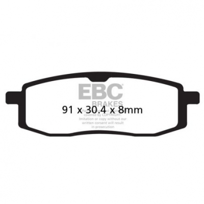 EBC Спирачни накладки Sintered FA105R