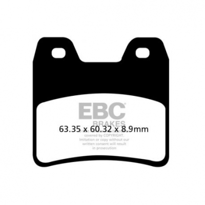 EBC Спирачни накладки Organic FA348