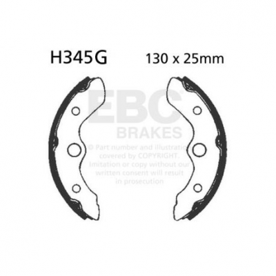 EBC Спирачни челюсти Grooved H345G