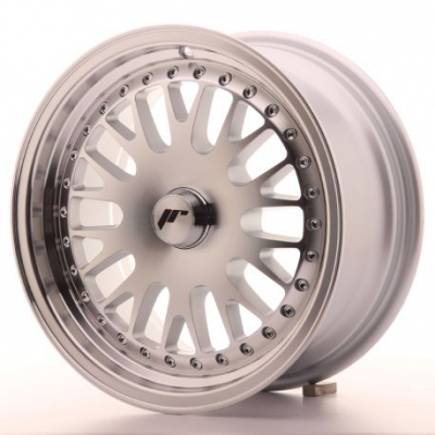 Japan Racing JR10 15x7 ET30 Blank Mach Silver