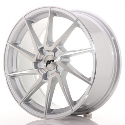 Japan Racing JR36 18x8 ET20-48 5H BLANK Brushed Silver