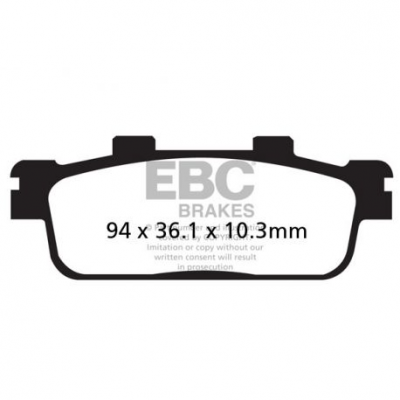 EBC Спирачни накладки Sintered SFA427HH