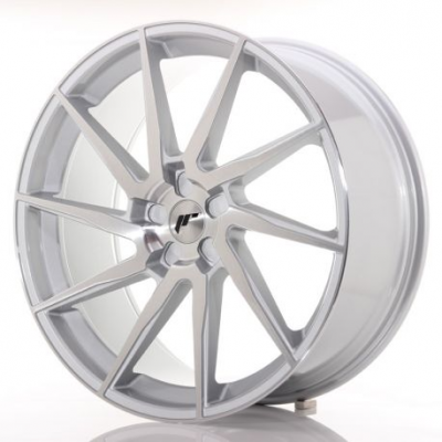 Japan Racing JR36 23x10 ET30-55 5H BLANK Brushed Silver