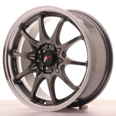 Japan Racing JR5 16x7 ET30 4x100/108 Gun Metal