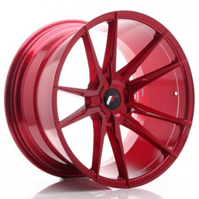 JR Wheels JR21 20x11 ET20-30 5H BLANK Platinum Red