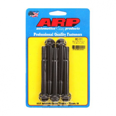 M10 x 1.50 x 90 hex Черен Оксид болтове (5бр )