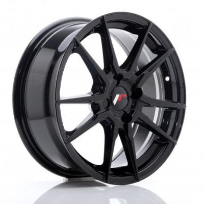 Japan Racing JR21 17x7 ET25-40 4H BLANK Glossy Black