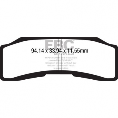 EBC Спирачни накладки GPFA GPFAX646HH