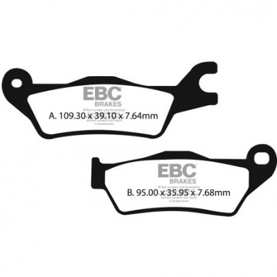 EBC Спирачни накладки Semi-Sintered FA715V