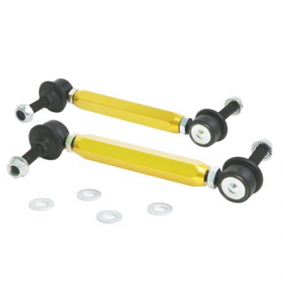 Whiteline Sway bar - link kit heavy duty adj steel ball, predná náprava