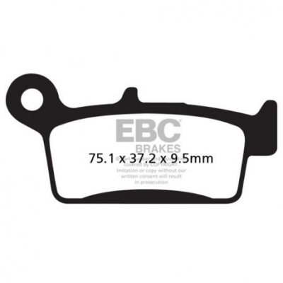 EBC Спирачни накладки Organic SFA233