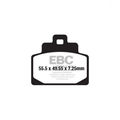 EBC Спирачни накладки Sintered SFA681HH